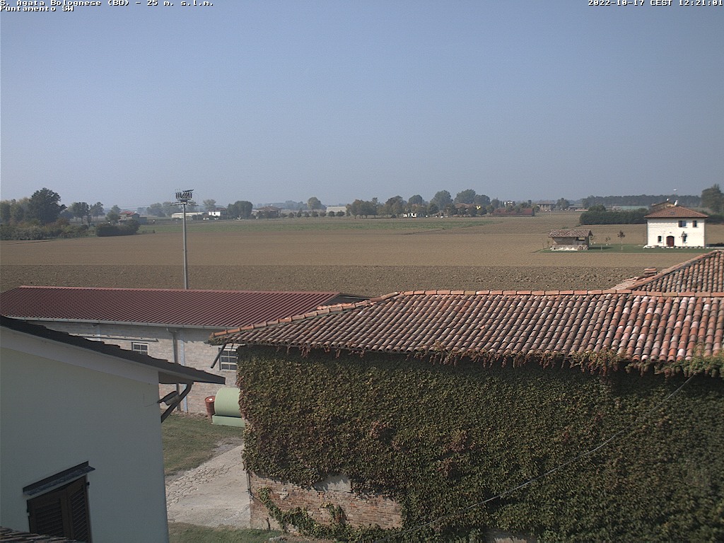 immagine della webcam nei dintorni di Decima: webcam Sant'Agata Bolognese
