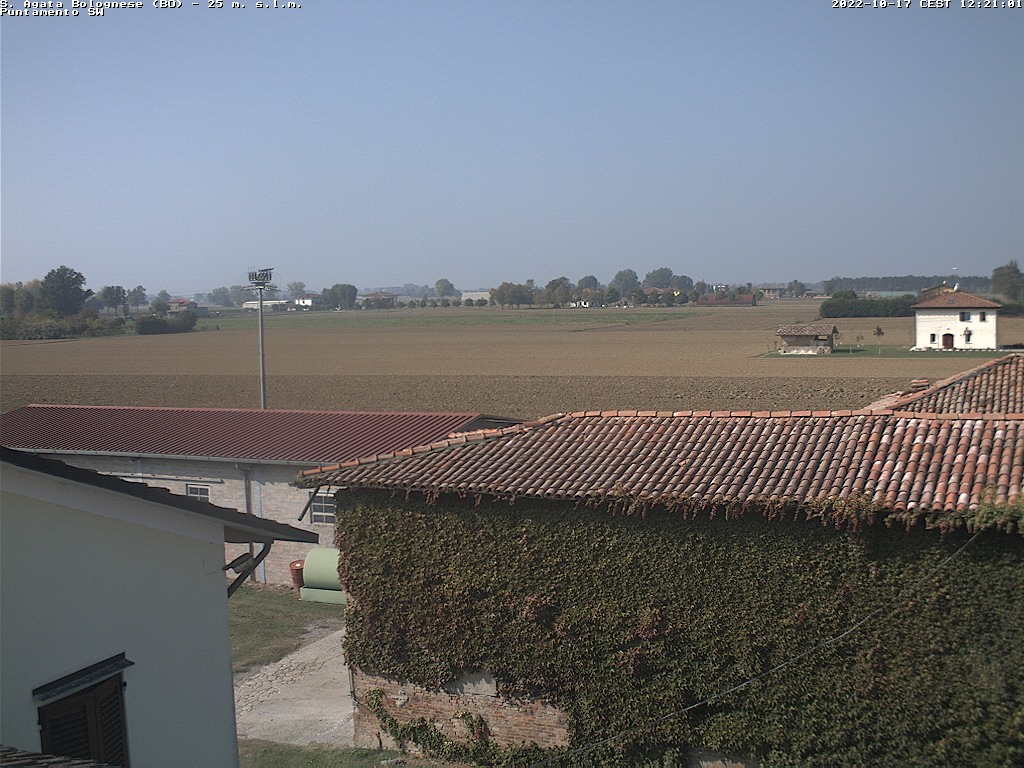 immagine della webcam nei dintorni di San Giovanni in Persiceto: webcam Sant'Agata Bolognese